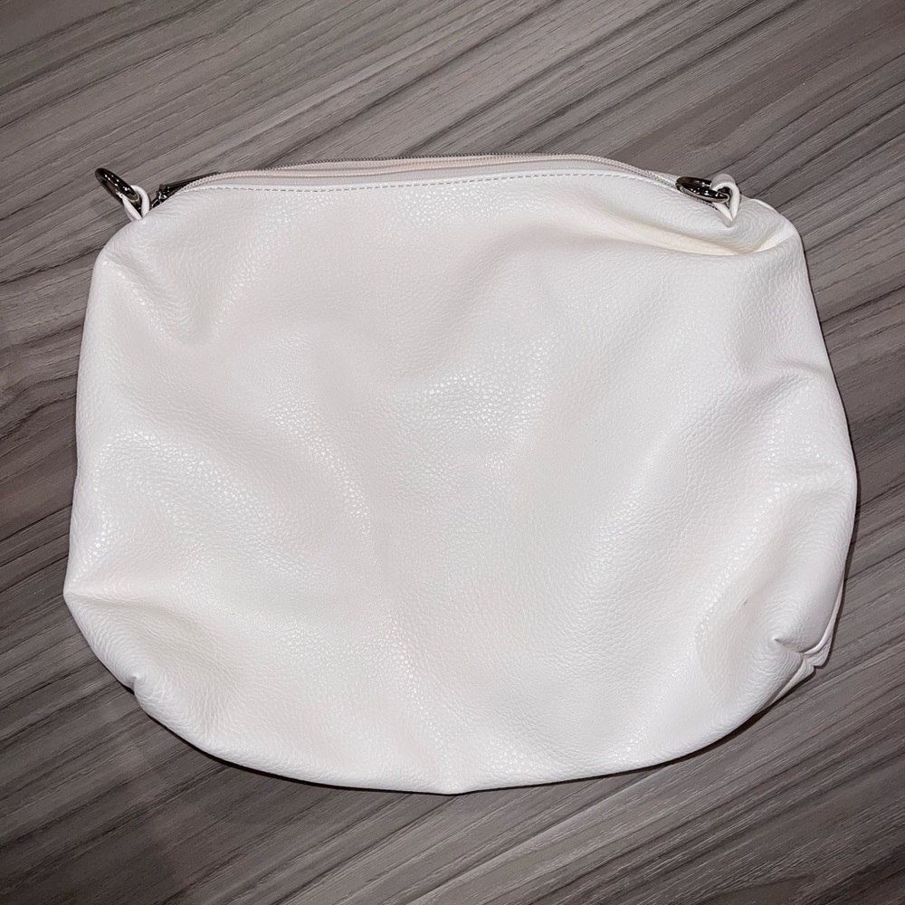 White Medium Size Cosmetic Bag